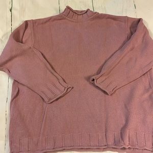 Pink/lilac mock neck sweater size 2X